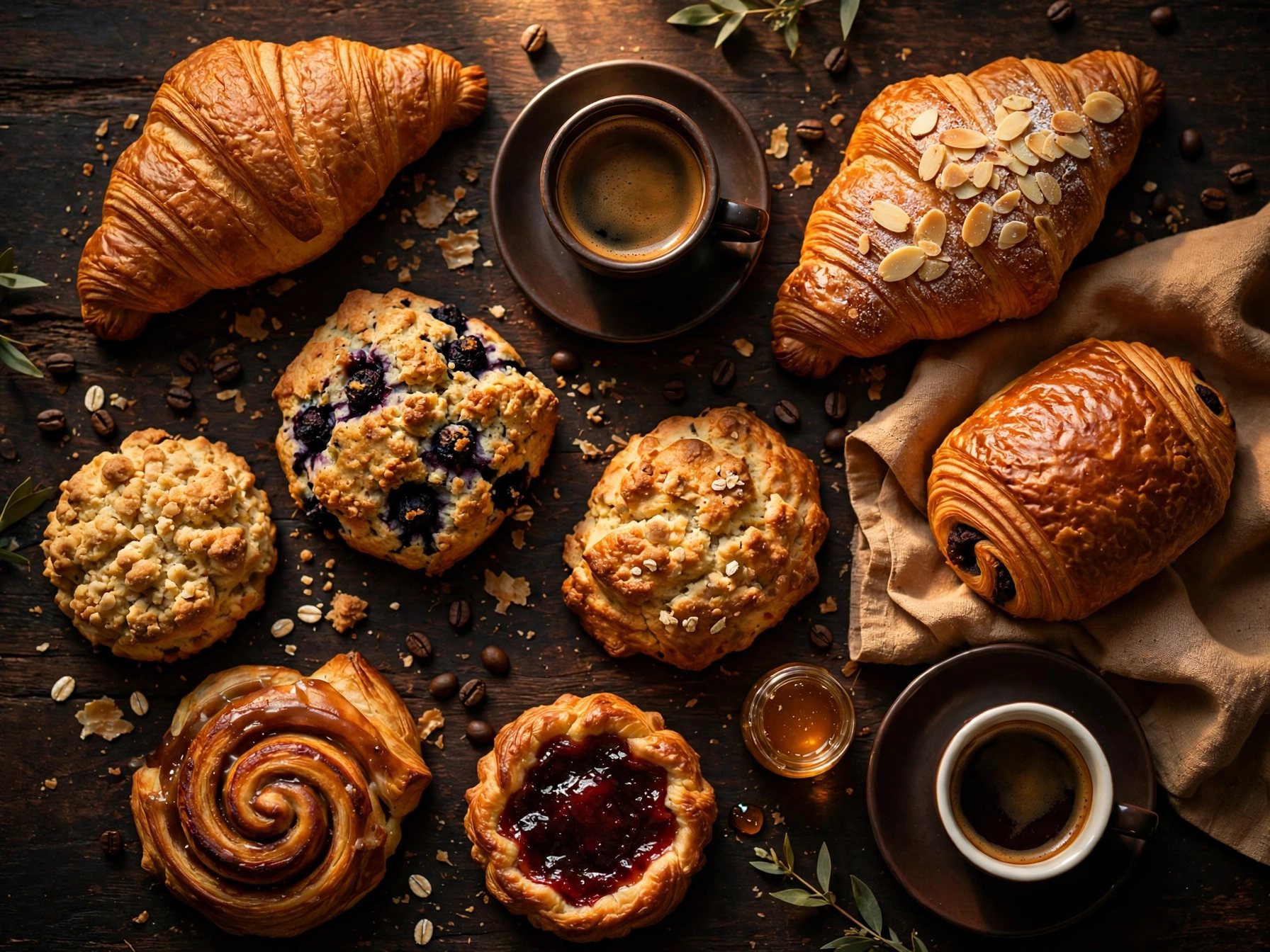 Fresh pastries